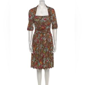 Italian Etro Dress - Floral + Silky Soft - Fits Like A Dream - Won’t Wrinkle!
